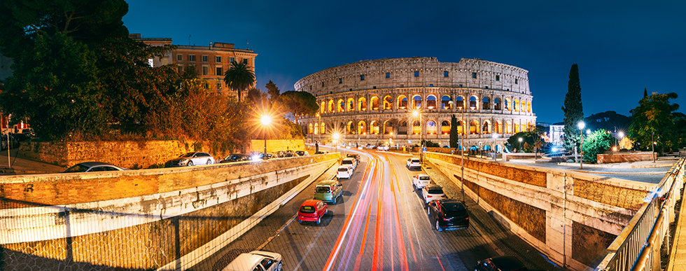 Coliseo en Roma (Italia).