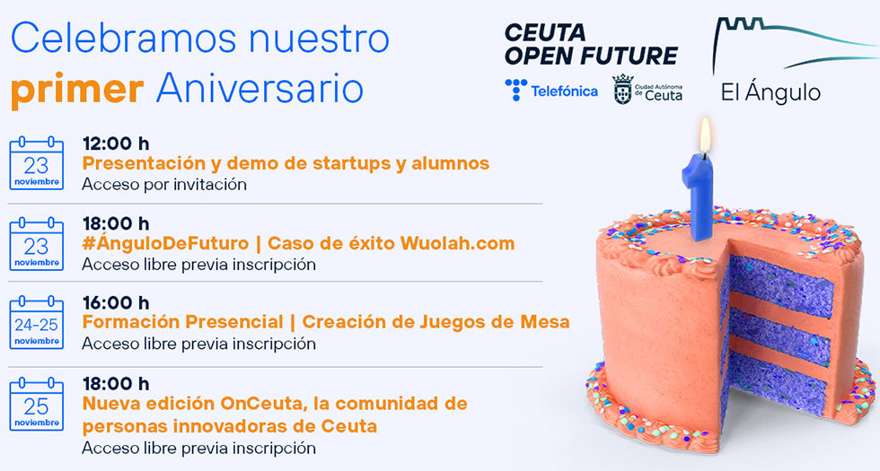 Ceuta Open Future celebra su primer aniversario.